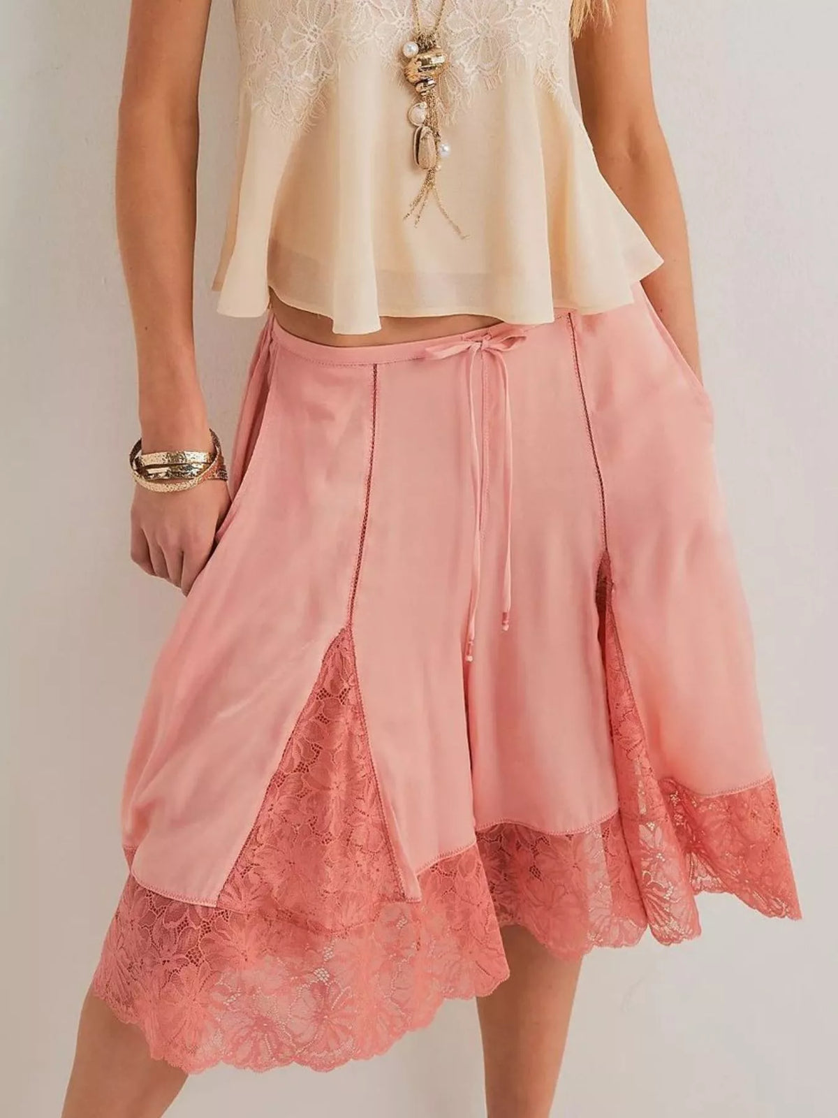 Lace Detail Shorts (2)
