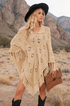 Tassel Hem Knit Cover Up (13)