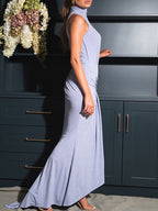 Mock Neck Glitter Sleeveless Dress photo 1