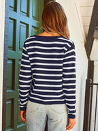 Striped Button-up Cardigan (17)
