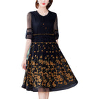 Summer Hangzhou Heavy Silk Dress High-end photo 4