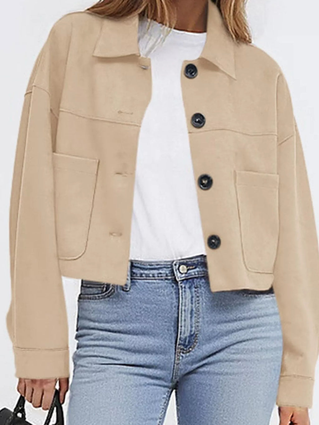 Button-down Cropped Jacket (9)