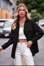 Dropped Shoulder Longline Shirt Pockets (7)