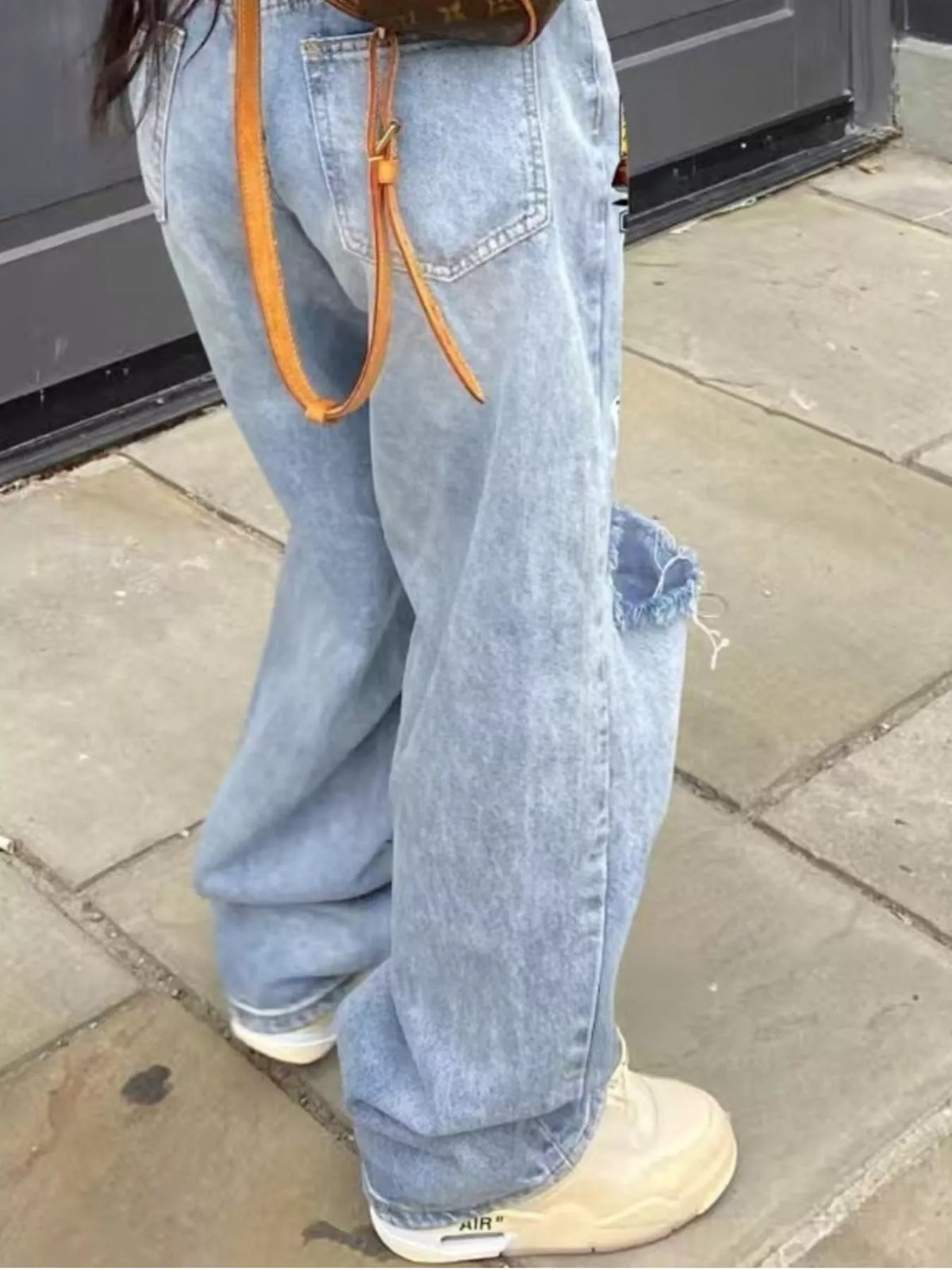 Full Size Distressed Wide-leg Jeans Plus (8)