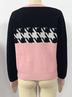 Block Houndstooth Sweater (5)