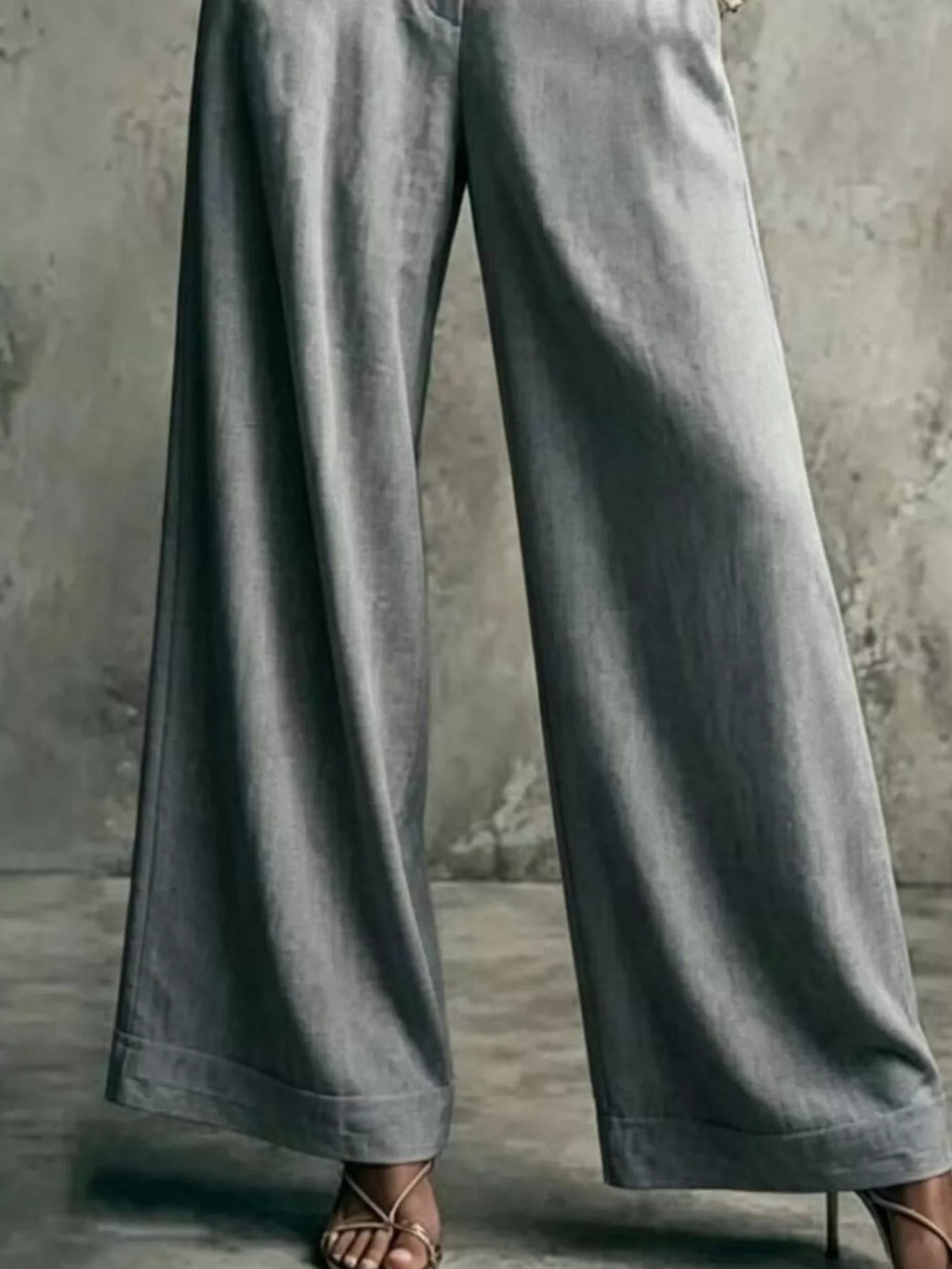 High-waisted Wide-leg Pants (6)