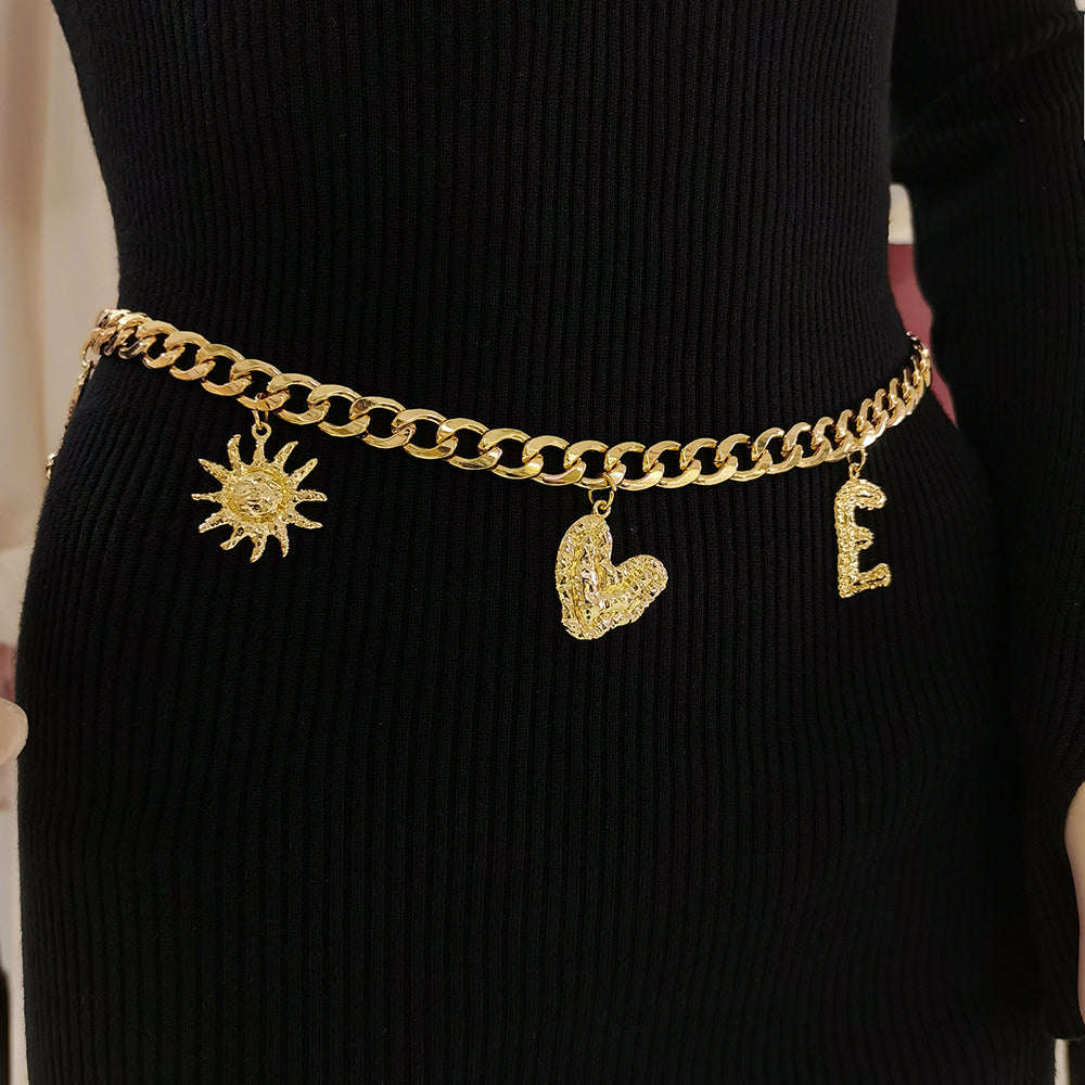Metal Chain Gold Dress photo 4