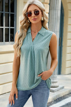 Eyelet Johnny Collar Tank (22)