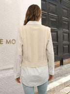 Urban V-neck Sweater Vest (2)