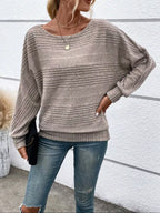 Relaxed Fit Ribbed Knit T-shirt (2)