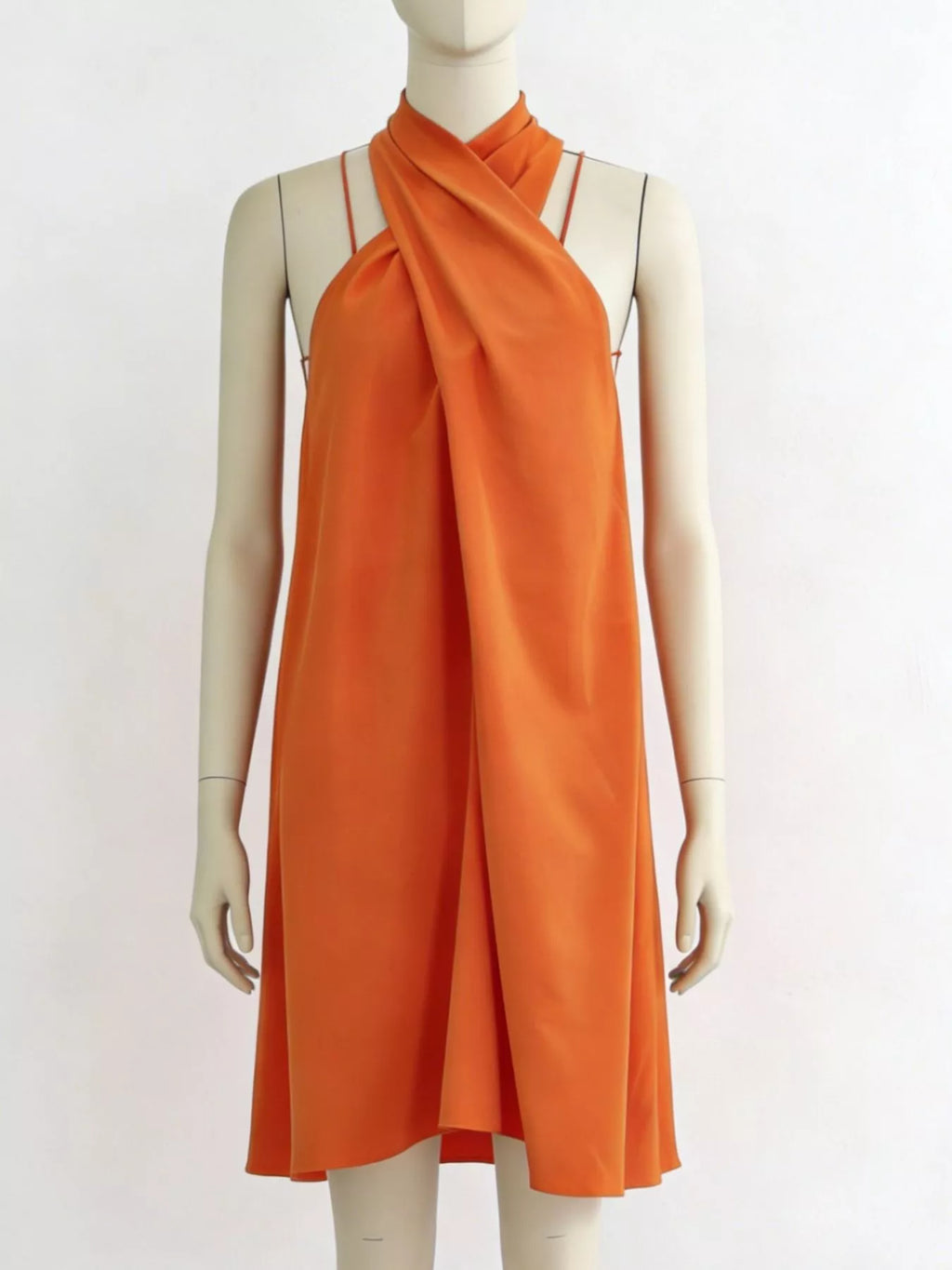 Halter Neck Sleeveless Mini Dress (5)