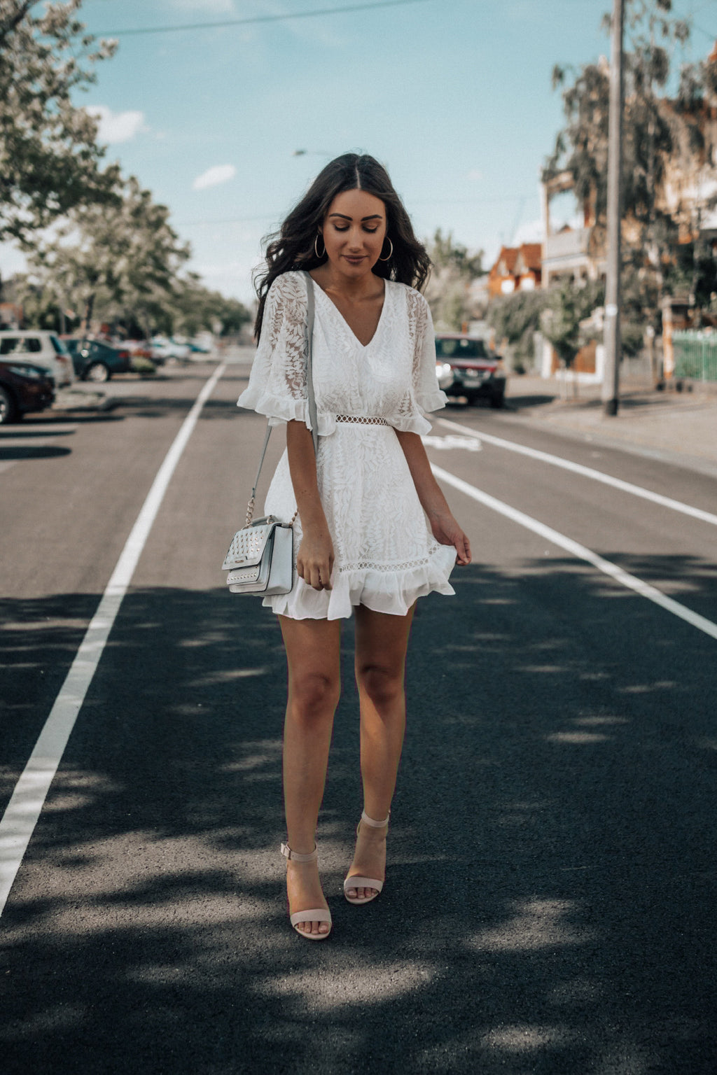 V-neck Lace Dress photo 3