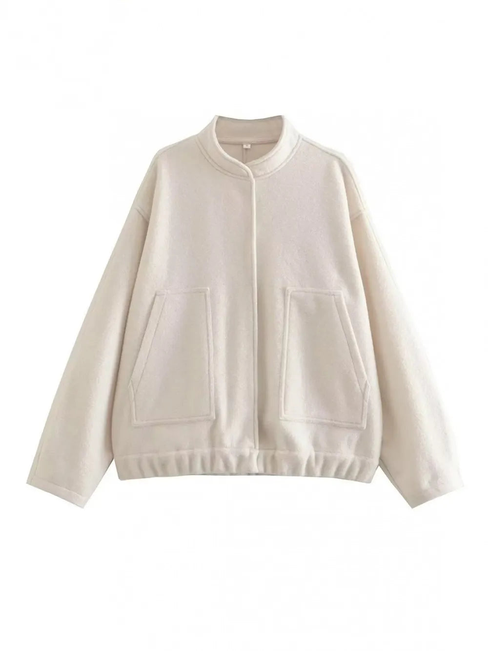 Full Size Snap Down Drop Shoulder Jacket (4)
