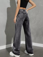 High Waist Wide Leg Jeans (24)