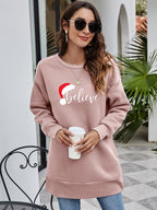 Graphic Tunic Sweatshirt