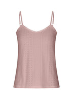 Eyelet Lace Detail V-neck Cami (10)