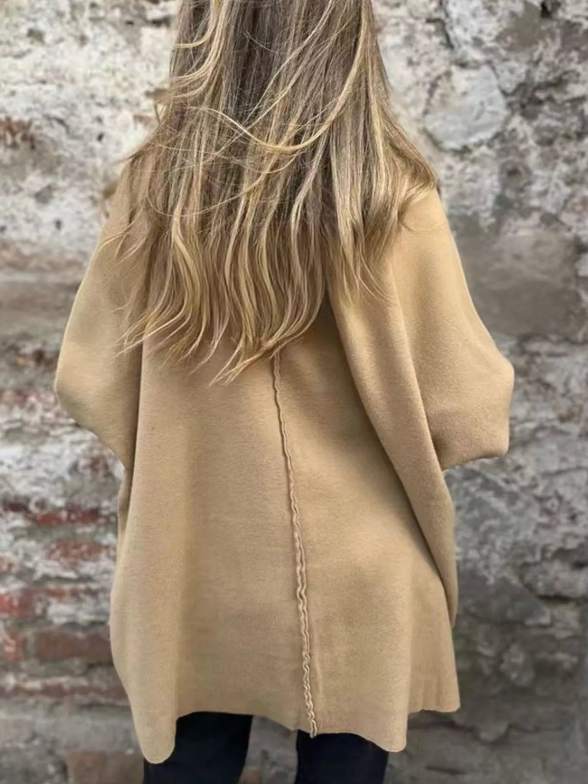 Full Size Button-down Long Sleeve Cardigan Plus (3)