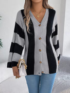 Block Button-up Cardigan (12)