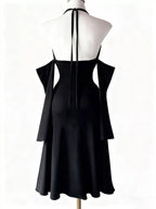 Halter Neck High-slit Bodycon Dress (9)