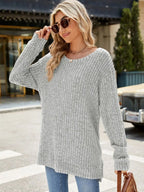 Round Neck Long Sleeve T-shirt (14)