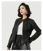 Leather Jacket Locomotive Coat variant CJYD222307701AZ|CJYD222307702BY|CJYD222307703CX|CJYD222307704DW