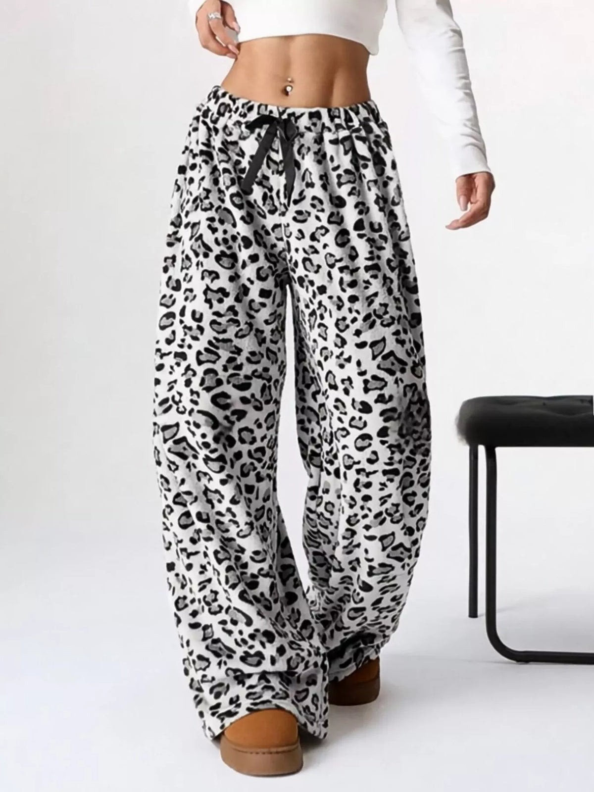 Drawstring Wide Leg Pants (20)