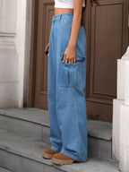Relaxed Fit Cargo Jeans (11)