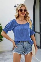 Short Flounce Sleeve Top (17)