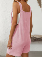 Texture Adjustable Strap Overalls Pockets (19)