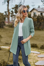 Open Front Long Sleeve Cardigan (5)