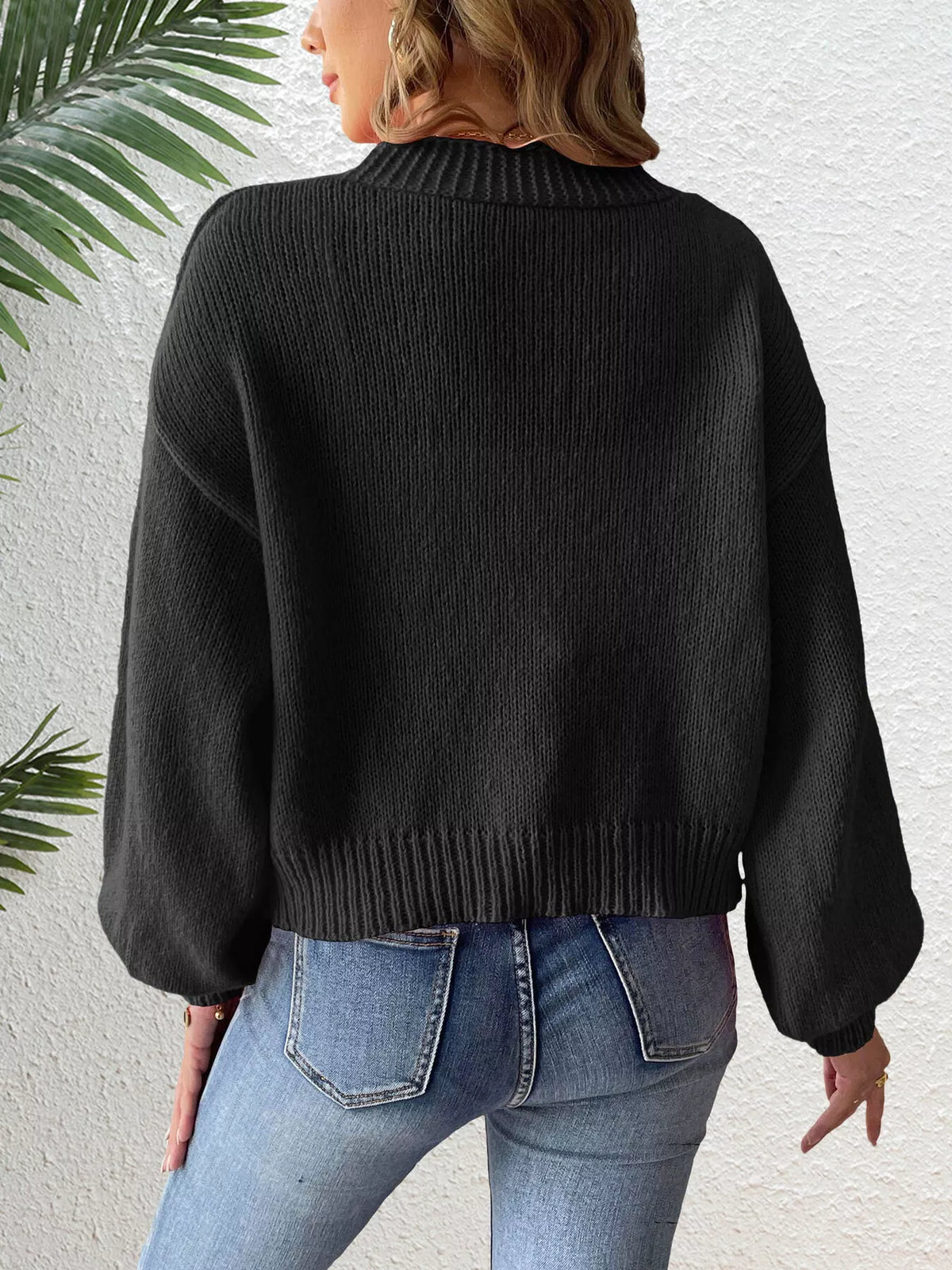 Bow-tie Open Front Knit Cardigan (9)