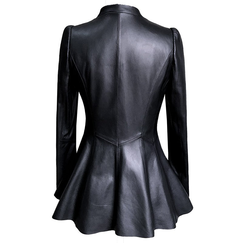 Short Coat Leather Jacket photo 4