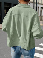 Corduroy Button-down Shacket (16)
