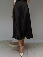 Satin Midi Skirt (8)