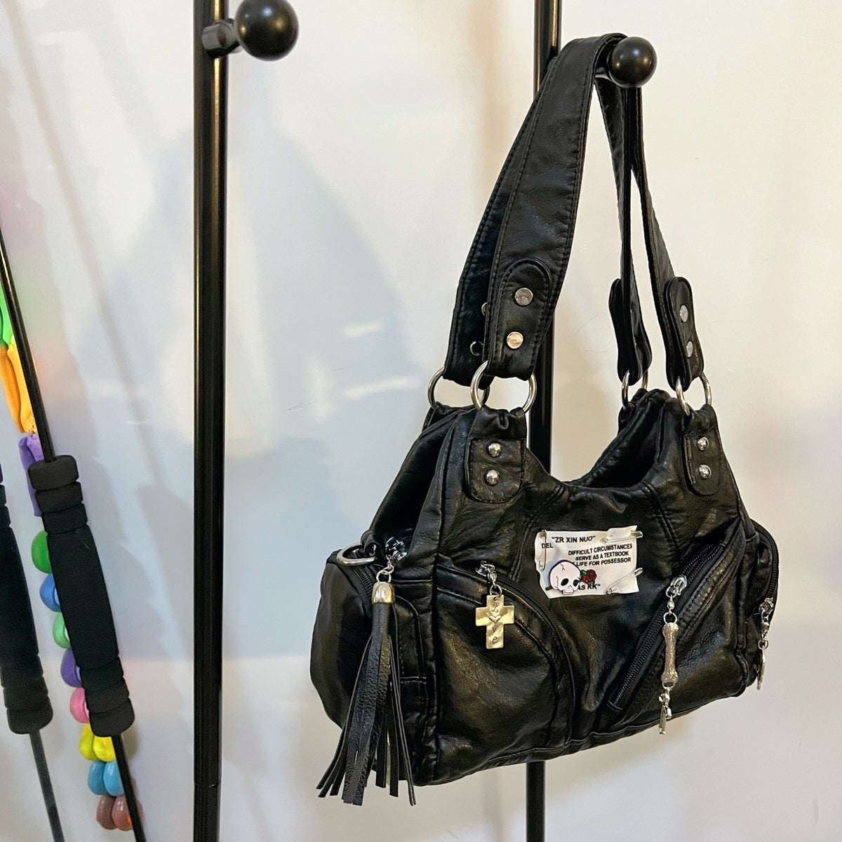 Soft Leather Vintage Armpit Crossbody Bag photo 5