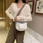 One Shoulder Crossbody Soft Leather Casual Saddle Bag variant CJNS156431501AZ