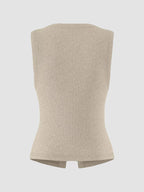 Ribbed Button-front Sleeveless Tank (22)