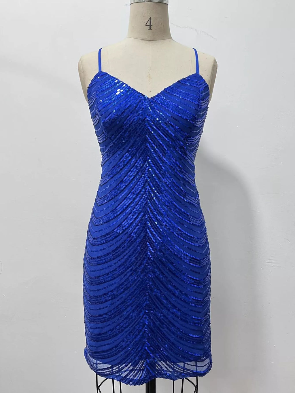 Sleeveless Sequin Embellished Bodycon Mini Cami Dress (11)