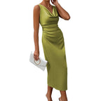 Spring Summer Silk Dress photo 1