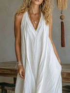 Full Size Sleeveless Flowy Maxi Dress Plus (4)