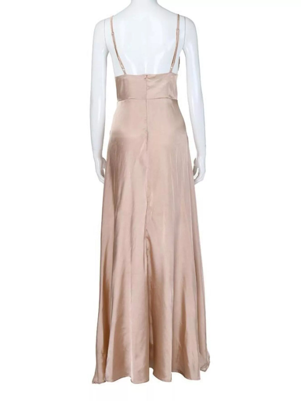 High-slit Spaghetti Strap Maxi Dress (3)