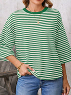 Striped Back Bow Tie T-shirt (22)