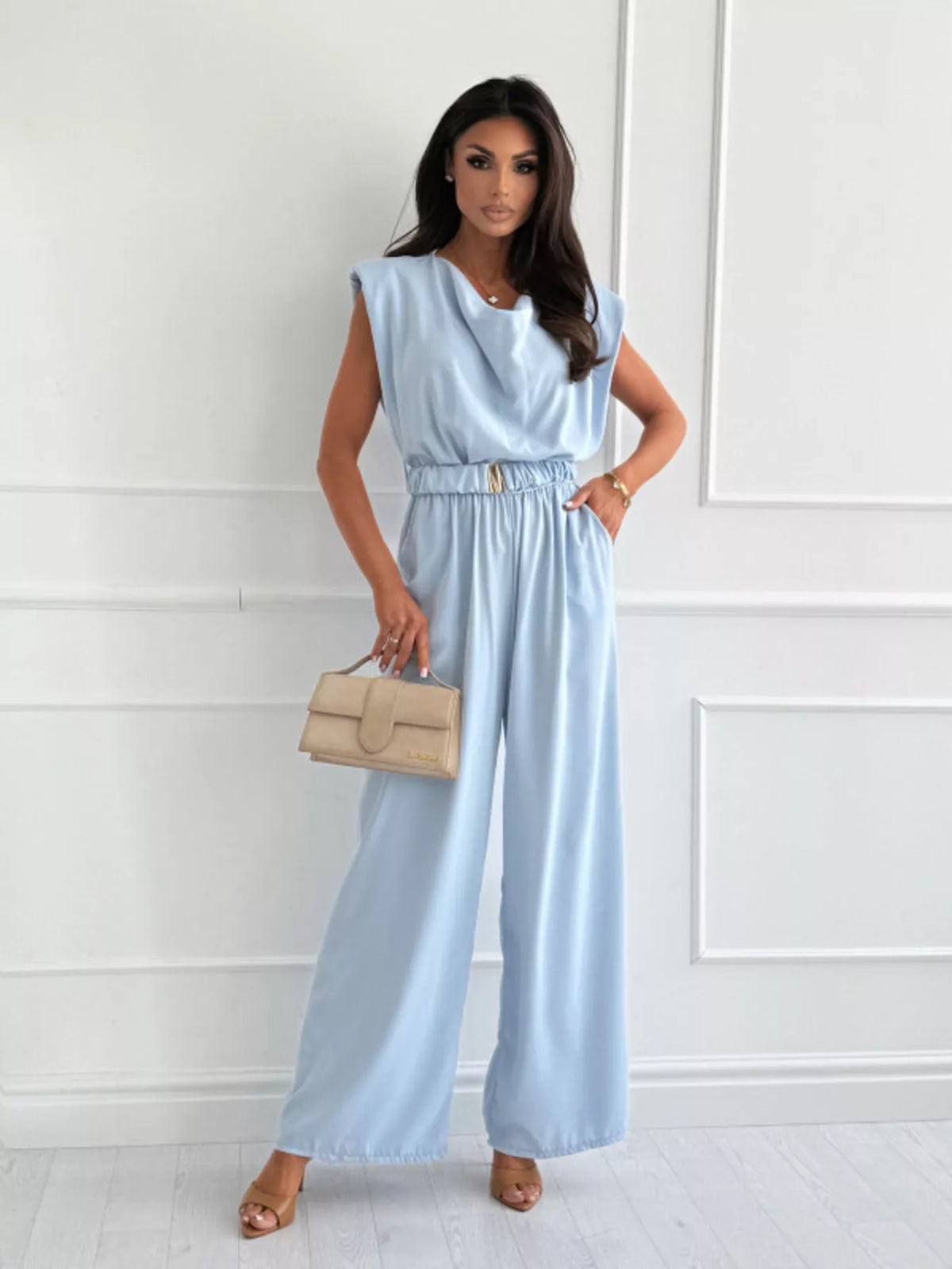 Cowl Neck Wide-leg Jumpsuit (18)