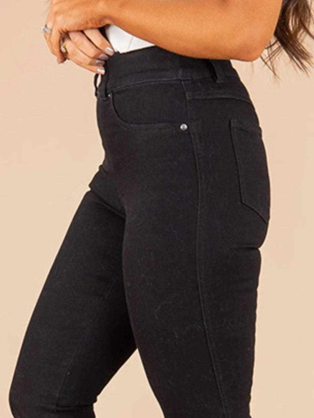 Full Size High-waisted Flare Jeans Plus (9)