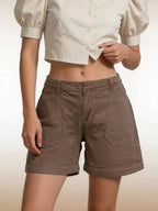 Pocketed Denim Shorts (9)
