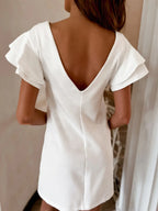 Ruffled Layered Short Sleeve Mini Dress (3)