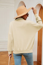Half-zip Dropped Shoulder Sweatshirt (24)