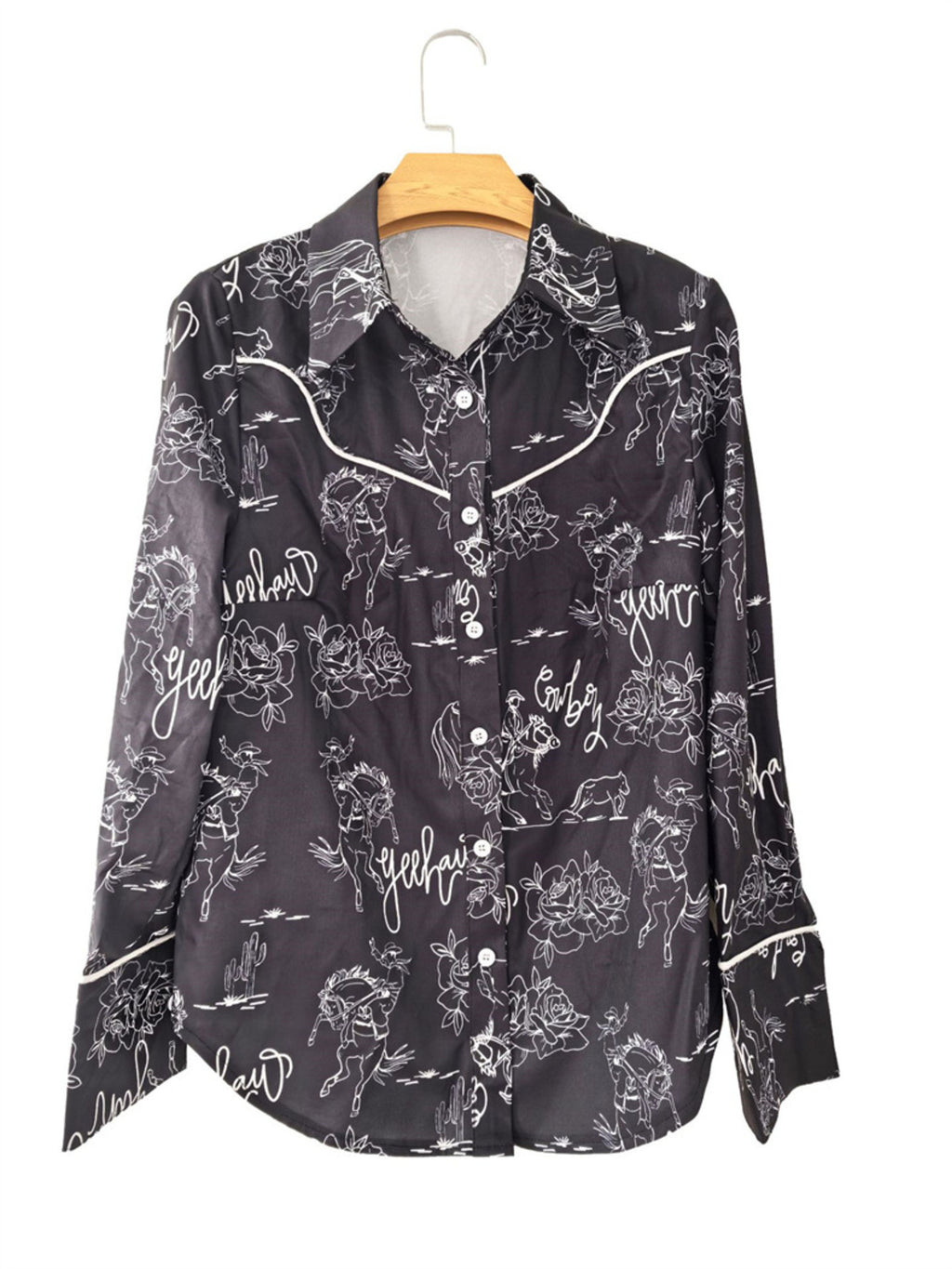 Printed Button Up Long Sleeve Shirt (13)