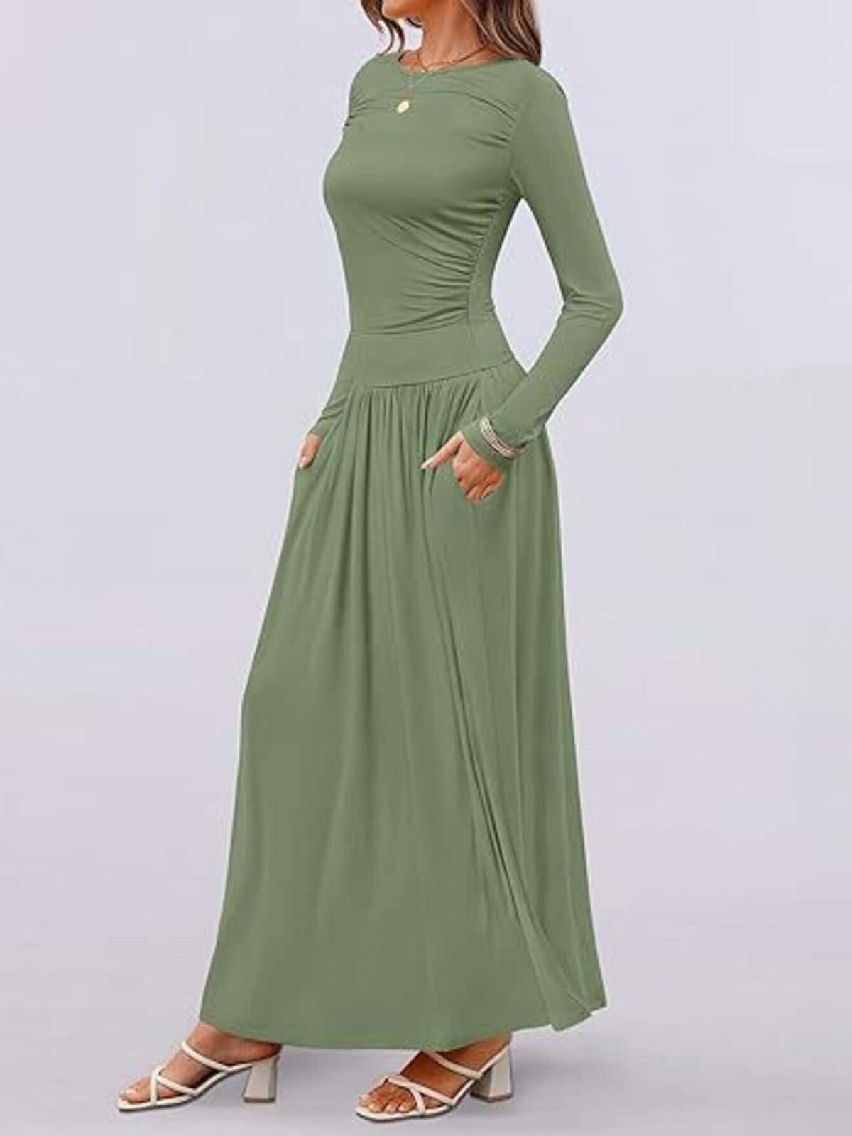 Long Sleeve Maxi Dress Pockets (14)