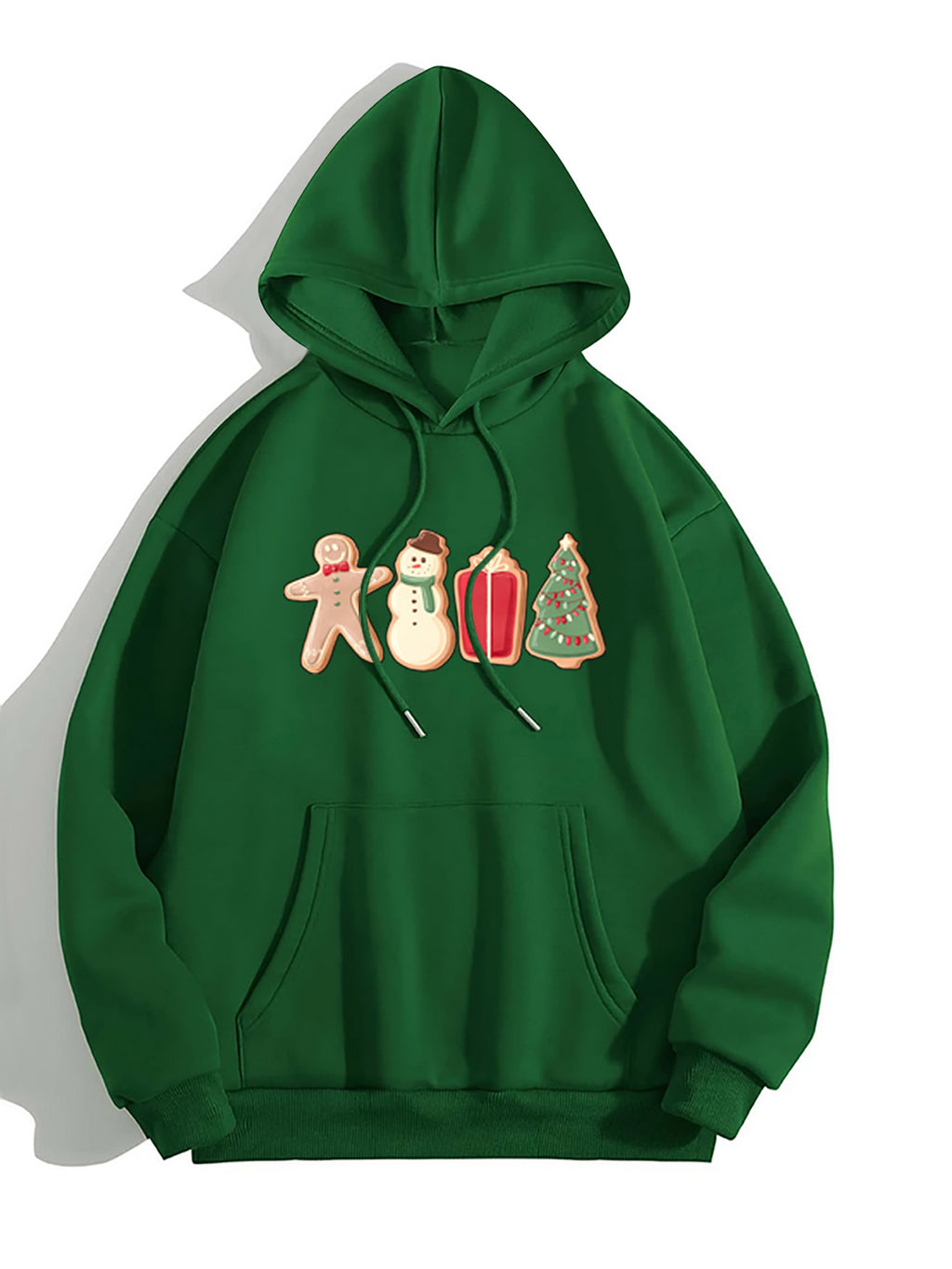 Graphic Drawstring Hoodie Pocket